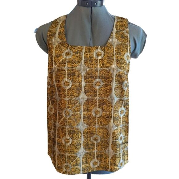Cotelac‎ abstract print boho top nwt - Picture 3 of 9